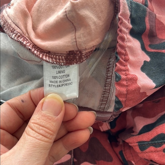 Fashion Nova. Red and Orange Jumpsuit with Wide-Leg Design - Picture 8 of 9